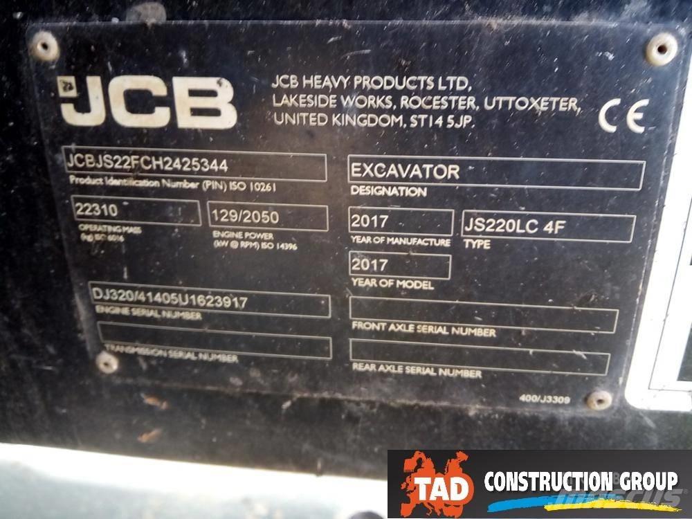 JCB JS 220 LC 대형 굴삭기 29톤 이상