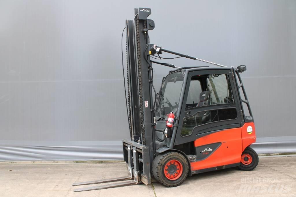 Linde E50HL-01 전동 지게차