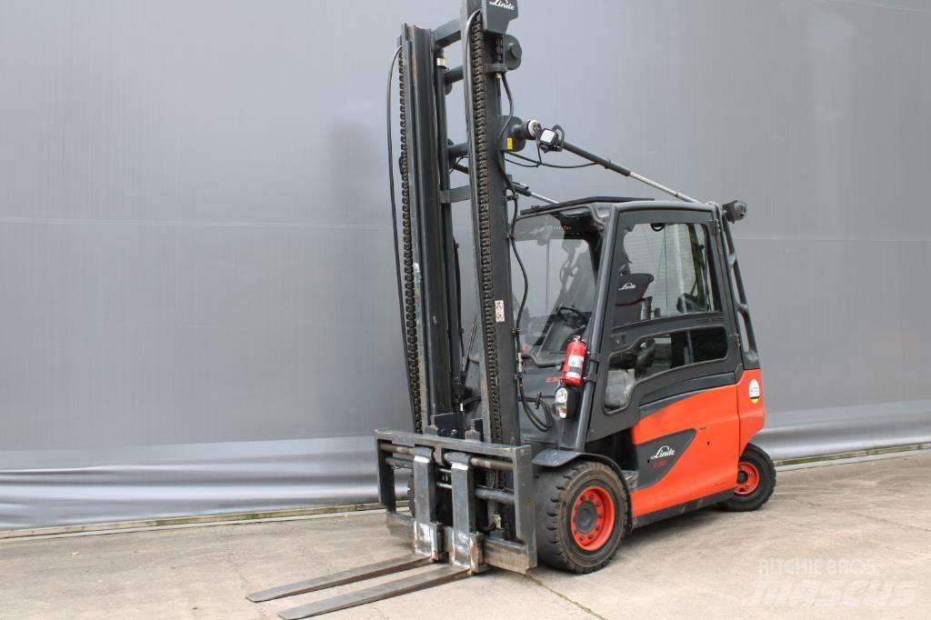 Linde E50HL-01 전동 지게차
