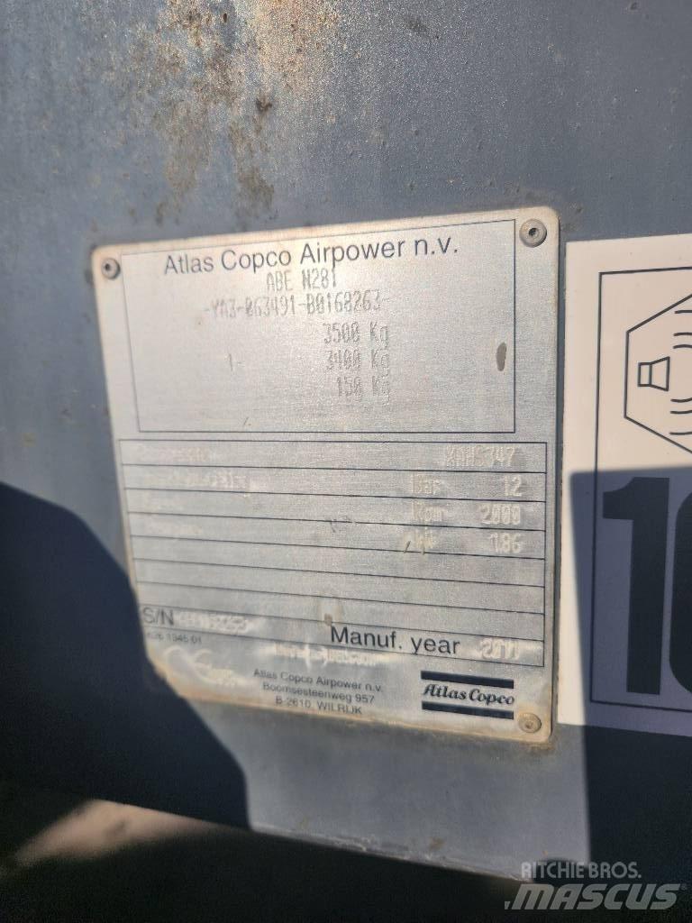 Atlas Copco XAHS 347 콤푸레샤