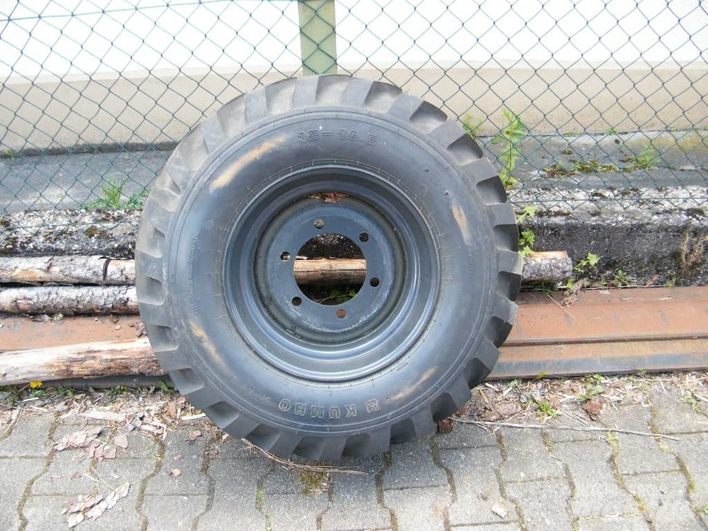 Kumho 12-16,5 타이어, 휠 및 림