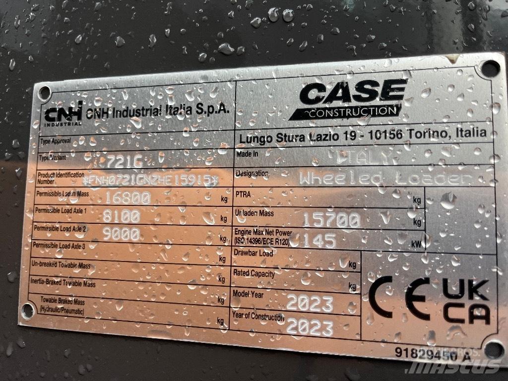 CASE 721 G  휠로우더