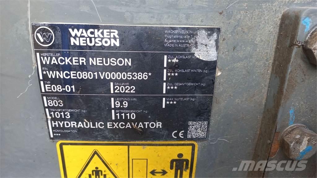 Wacker Neuson 803 대형 굴삭기 29톤 이상