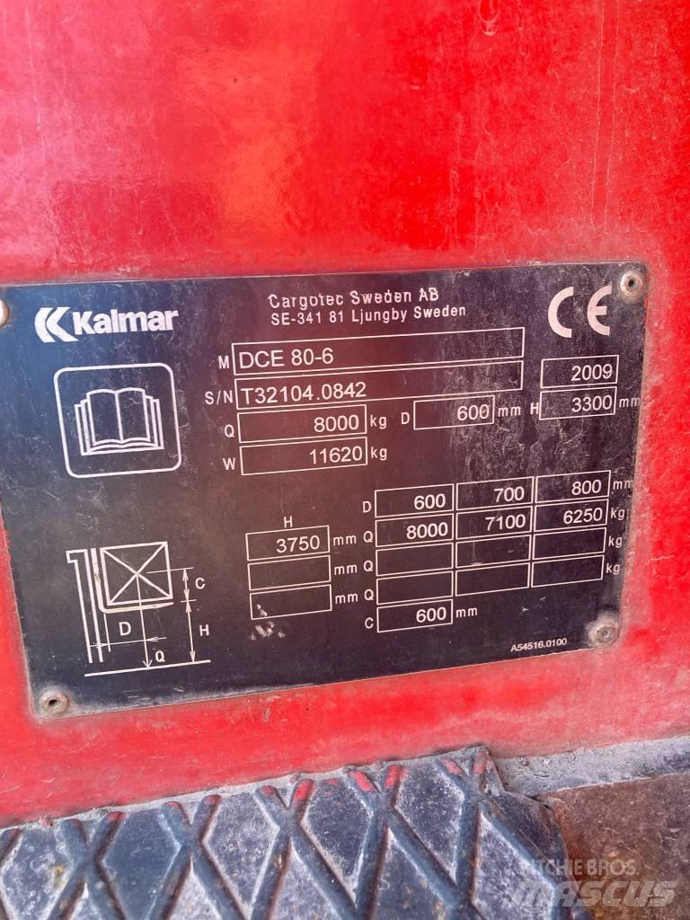 Kalmar DCE 80-6 디젤 지게차