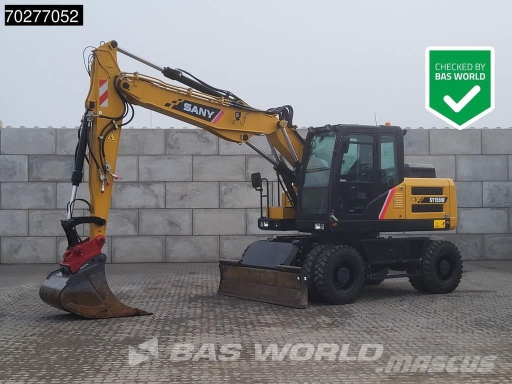 Sany SY155 W  휠 굴삭기