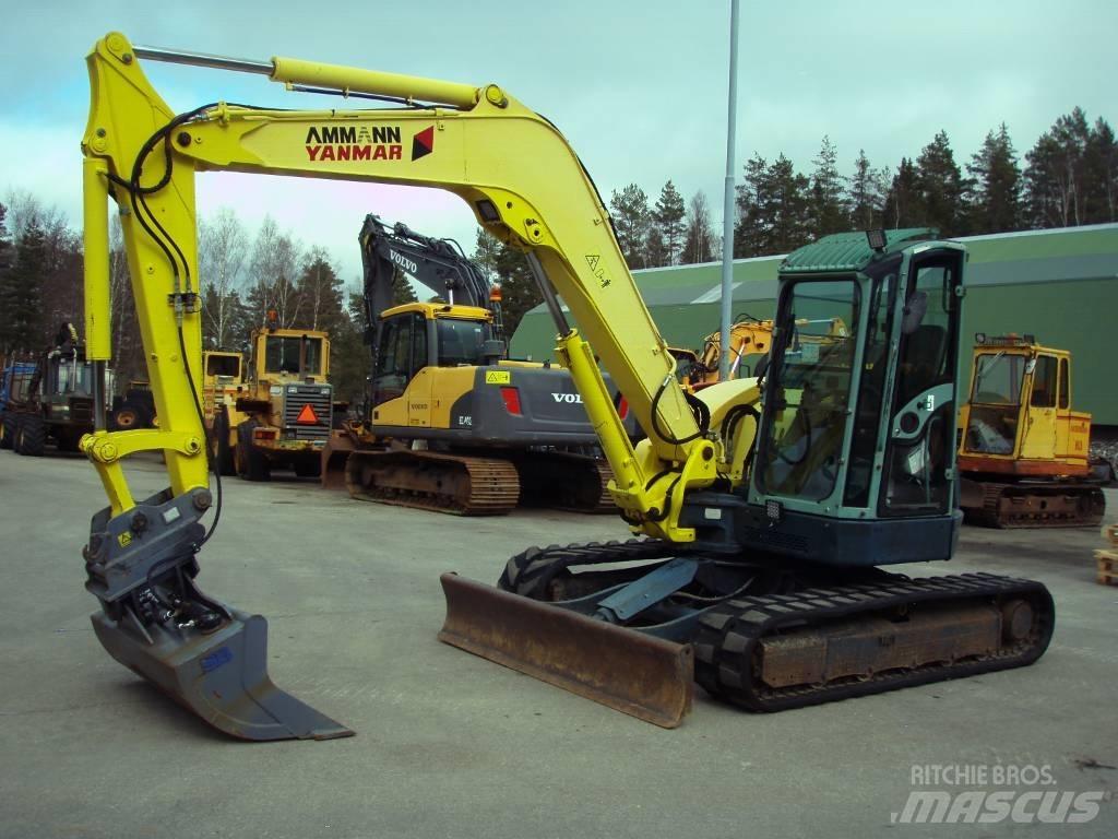 Yanmar Vio 75 중형굴삭기 7톤-28톤