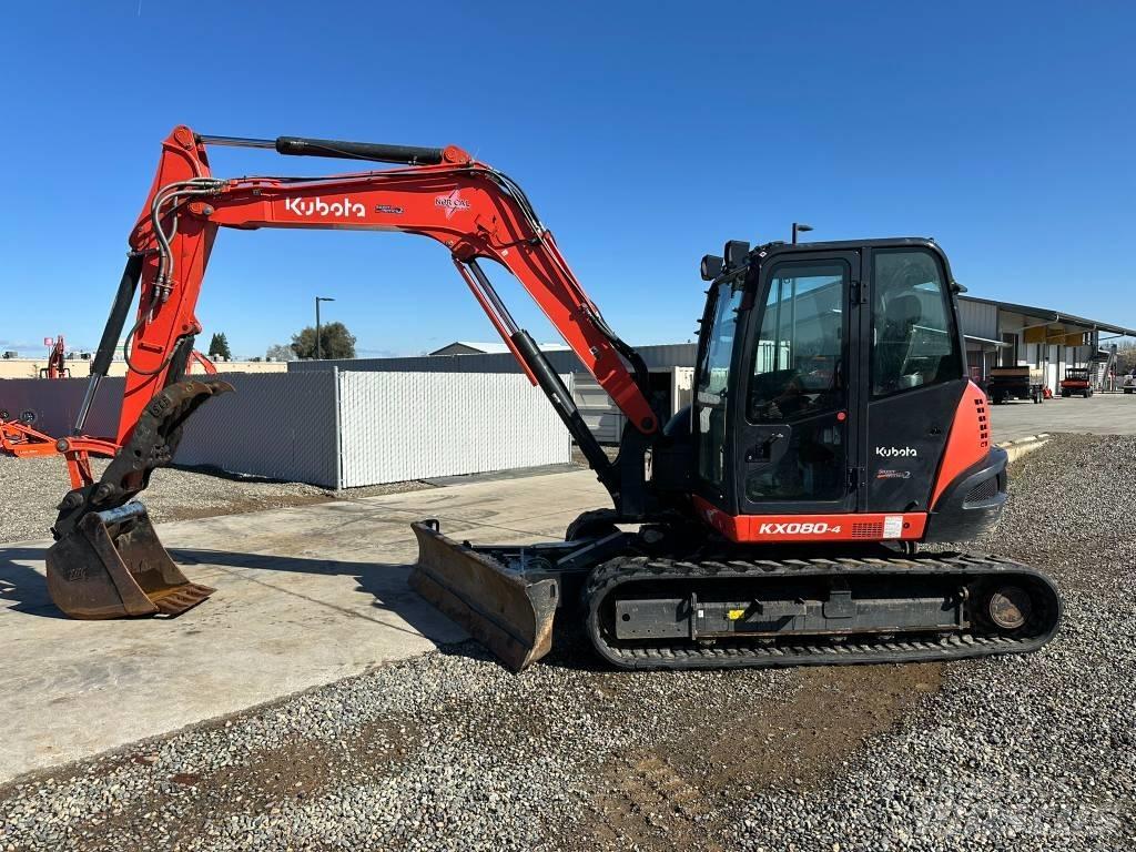 Kubota KX 080-4 소형 굴삭기 7톤 미만