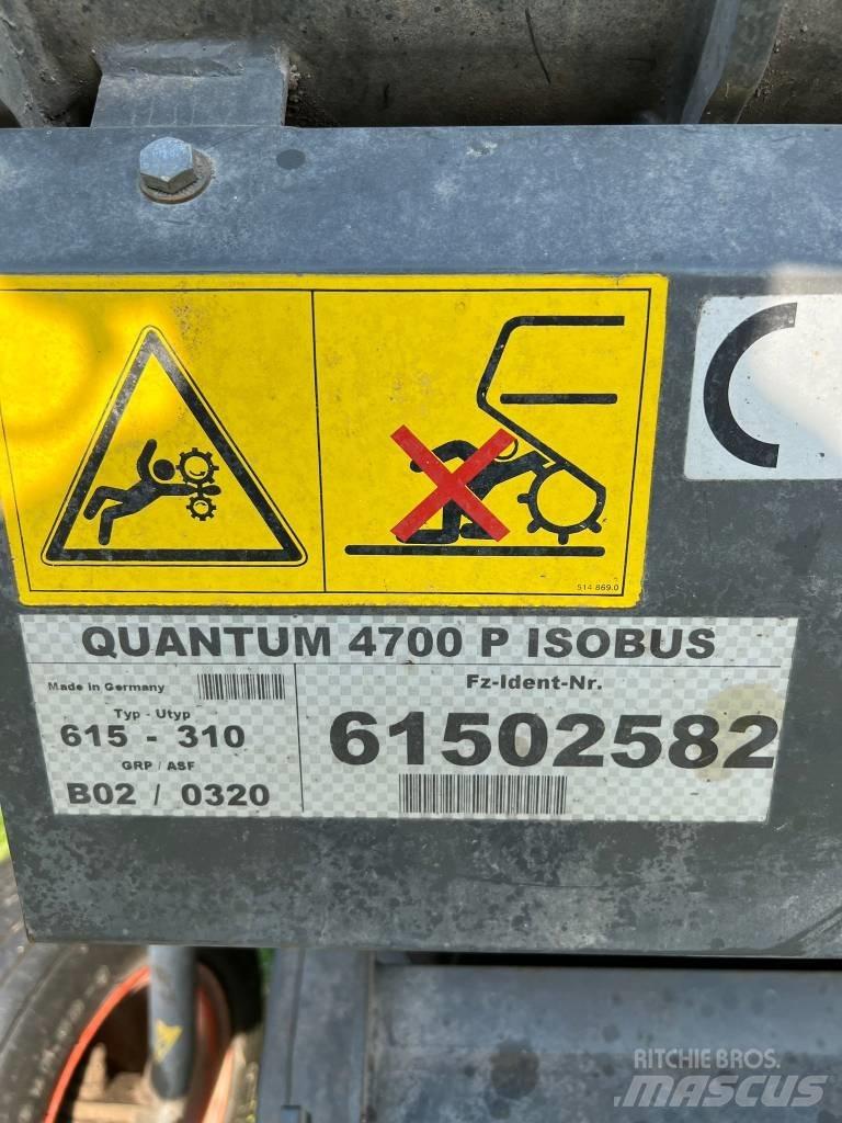 CLAAS Quantum 4700 P 자동 적재 트레일러