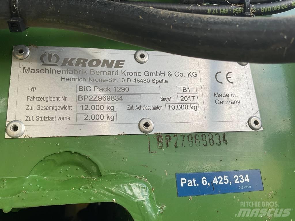 Krone BP1290 HS 각형 곤포기