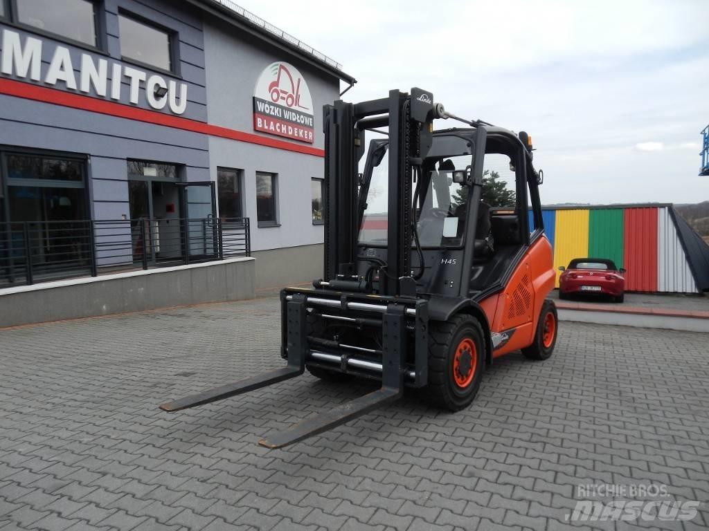 Linde H45D 디젤 지게차