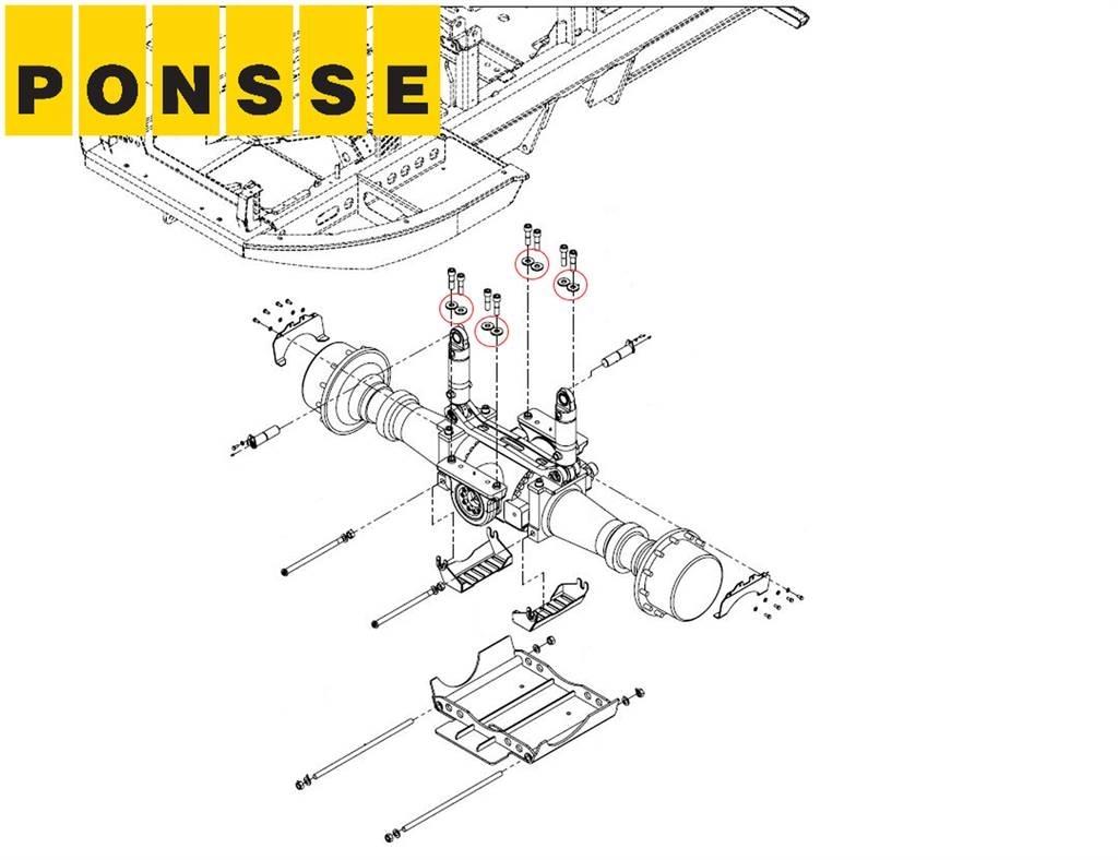 Ponsse 0062632 섀시 및 서스펜션