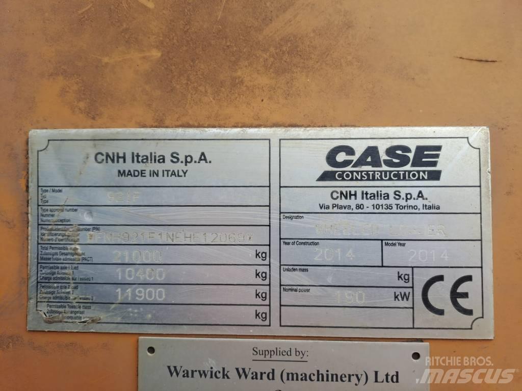 CASE 921 F  휠로우더