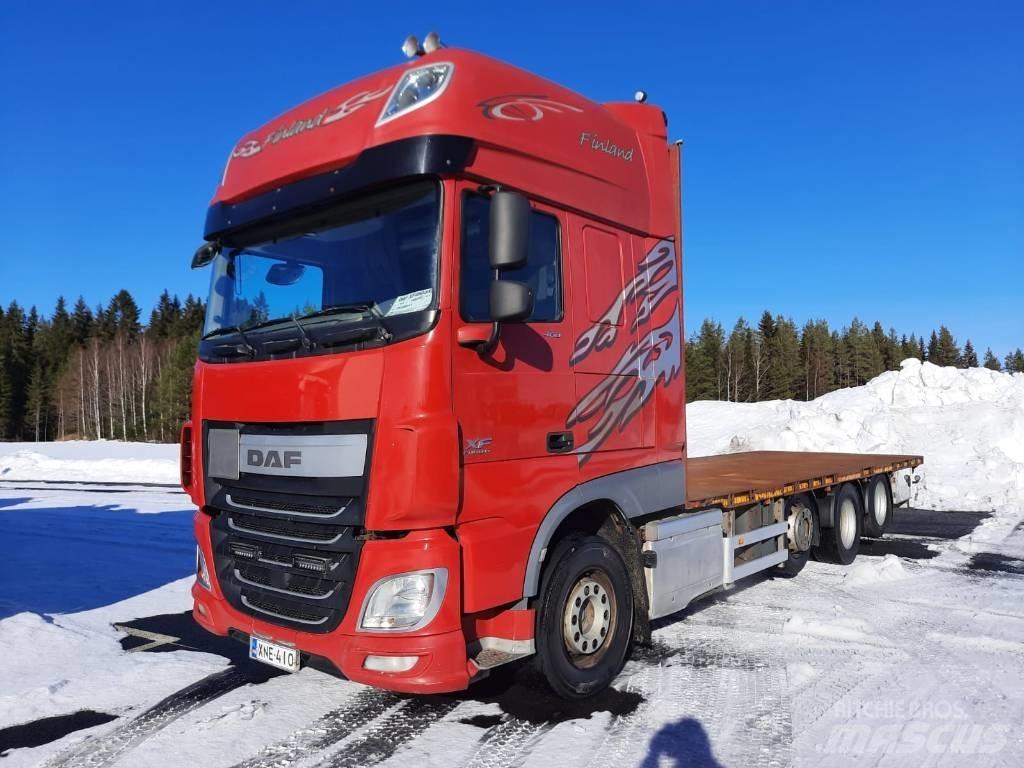 DAF XF460 플랫베드/드롭사이드 트럭