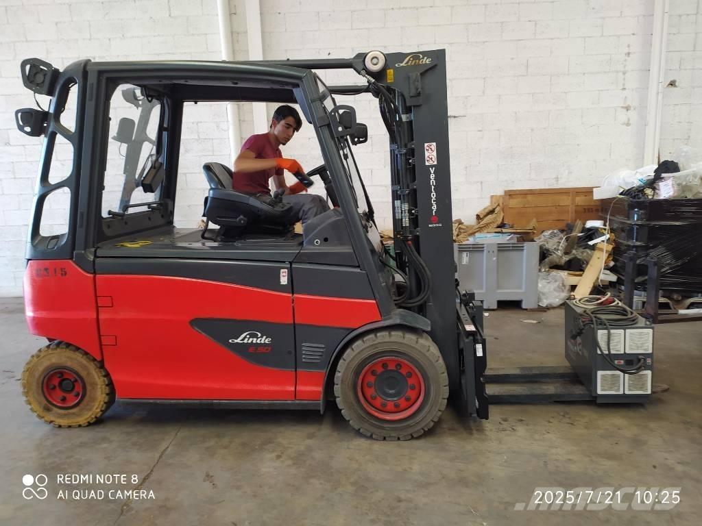 Linde E50/600 L 전동 지게차