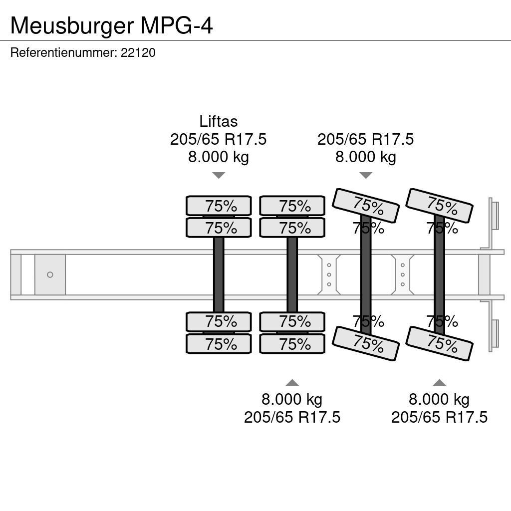 Meusburger MPG-4 로우 로더-세미 트레일러