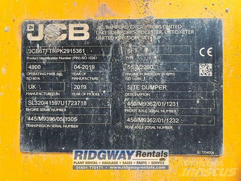 JCB 6 FT 건설현장 덤프트럭