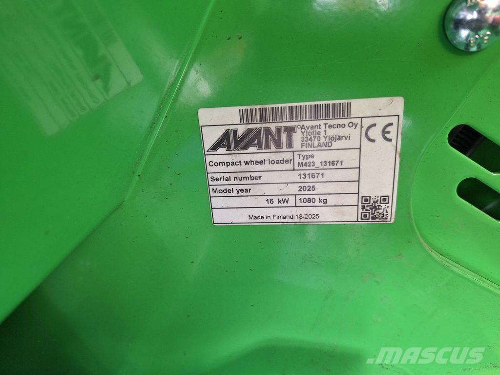 Avant 423 TDL 특수 굴삭기