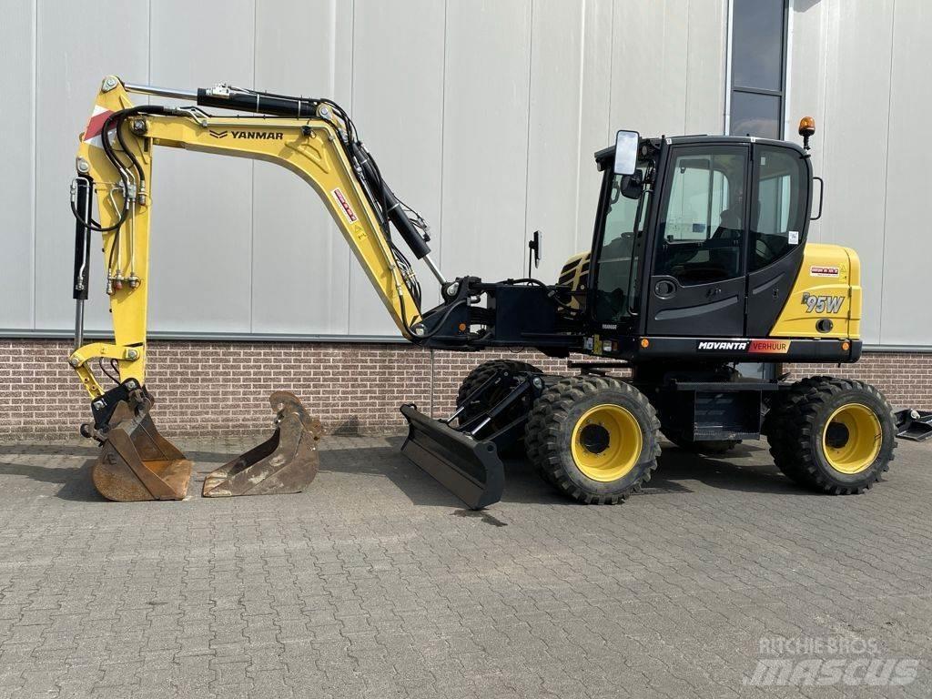 Yanmar B95W  휠 굴삭기