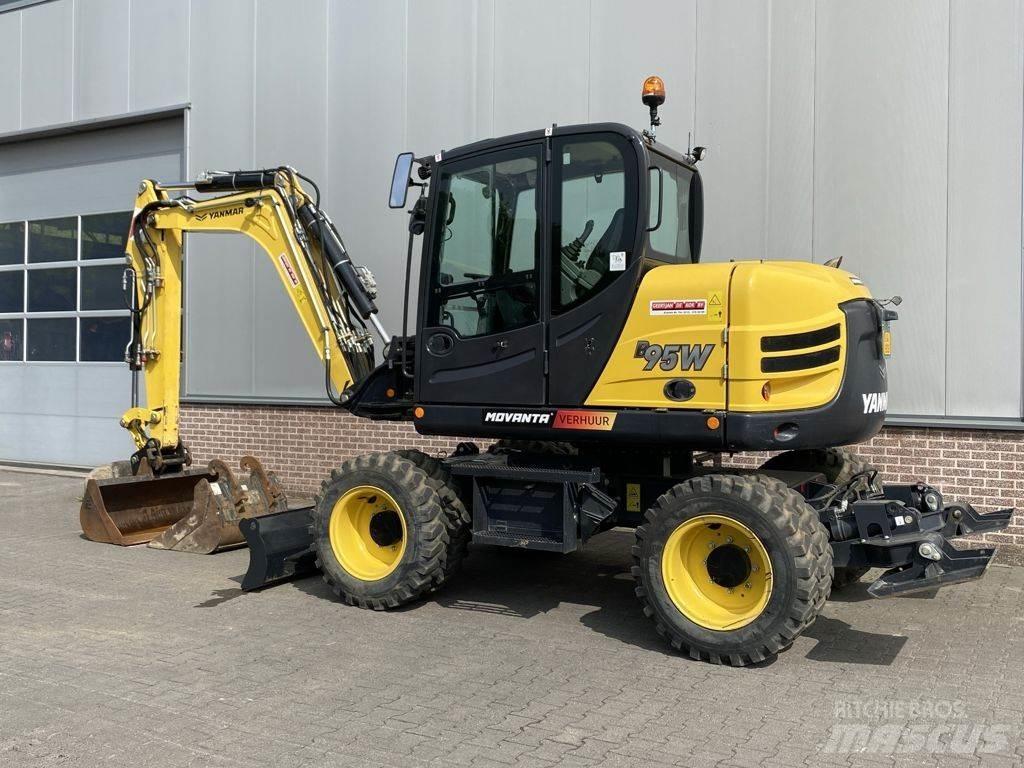 Yanmar B95W  휠 굴삭기