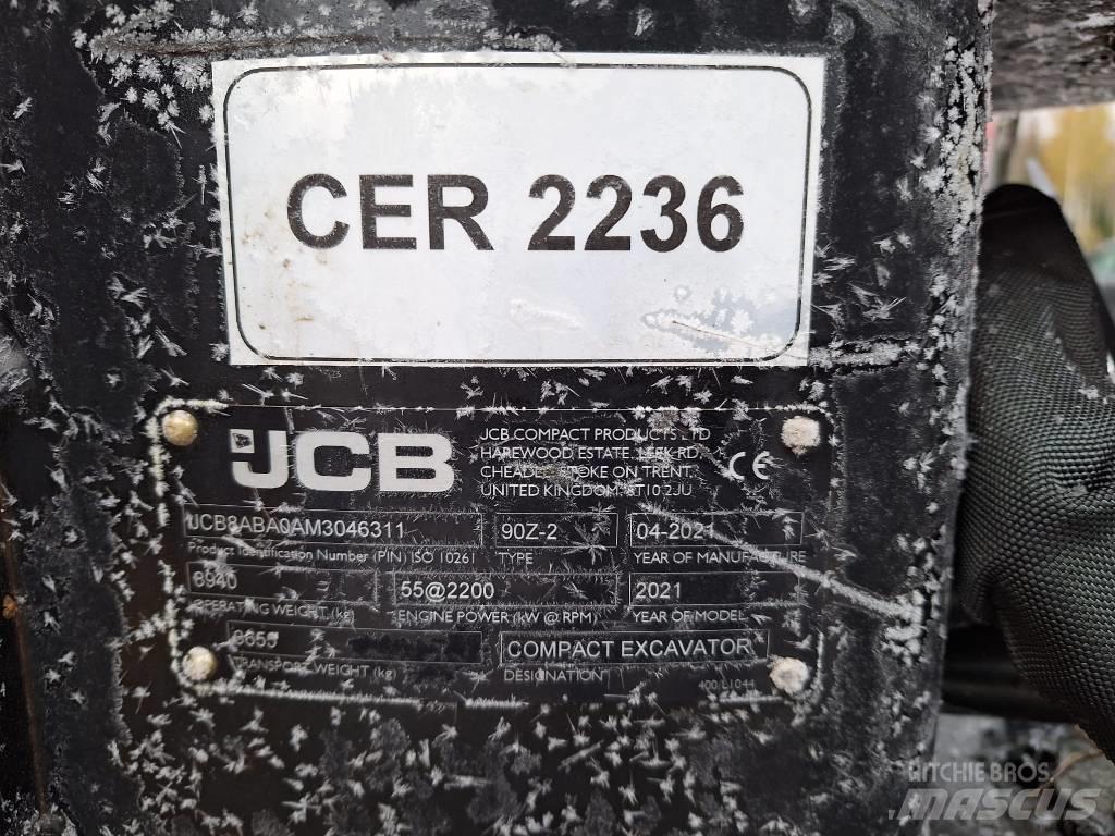 JCB 90 Z-2 중형굴삭기 7톤-28톤