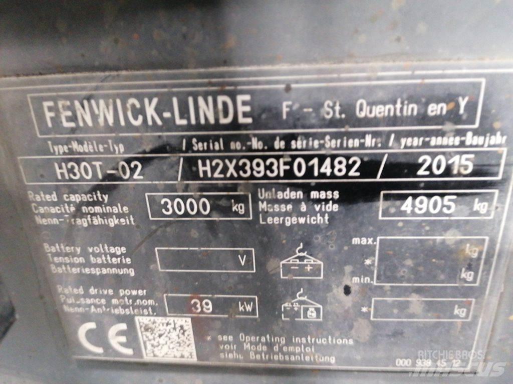 Linde H30T-02 LPG 지게차