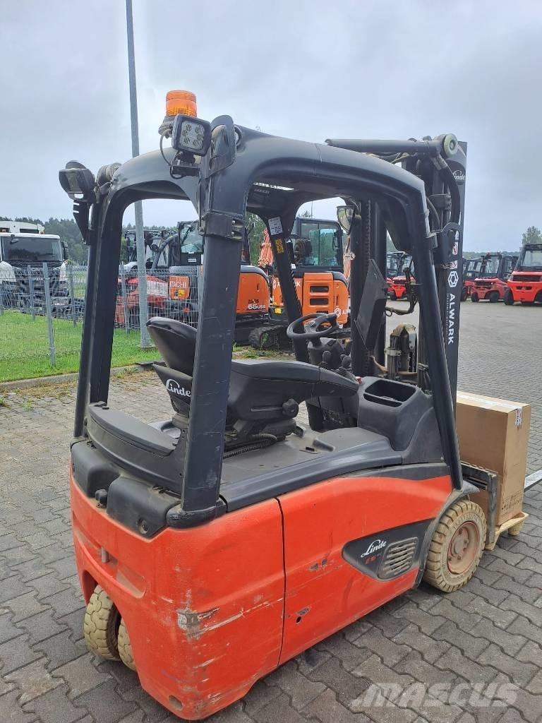 Linde E 16 전동 지게차