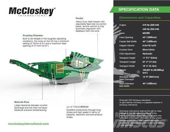 McCloskey C3 크러셔