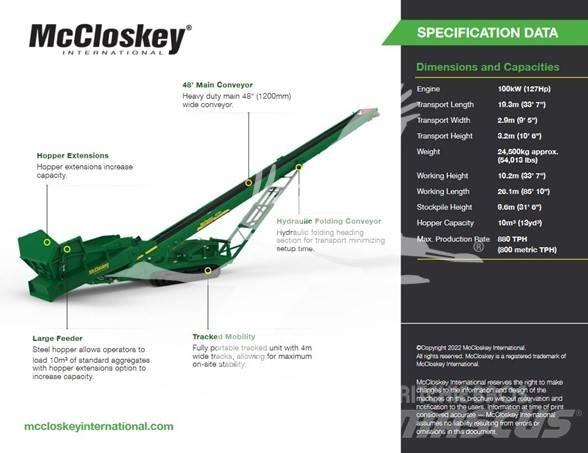 McCloskey RF80 컨베이어