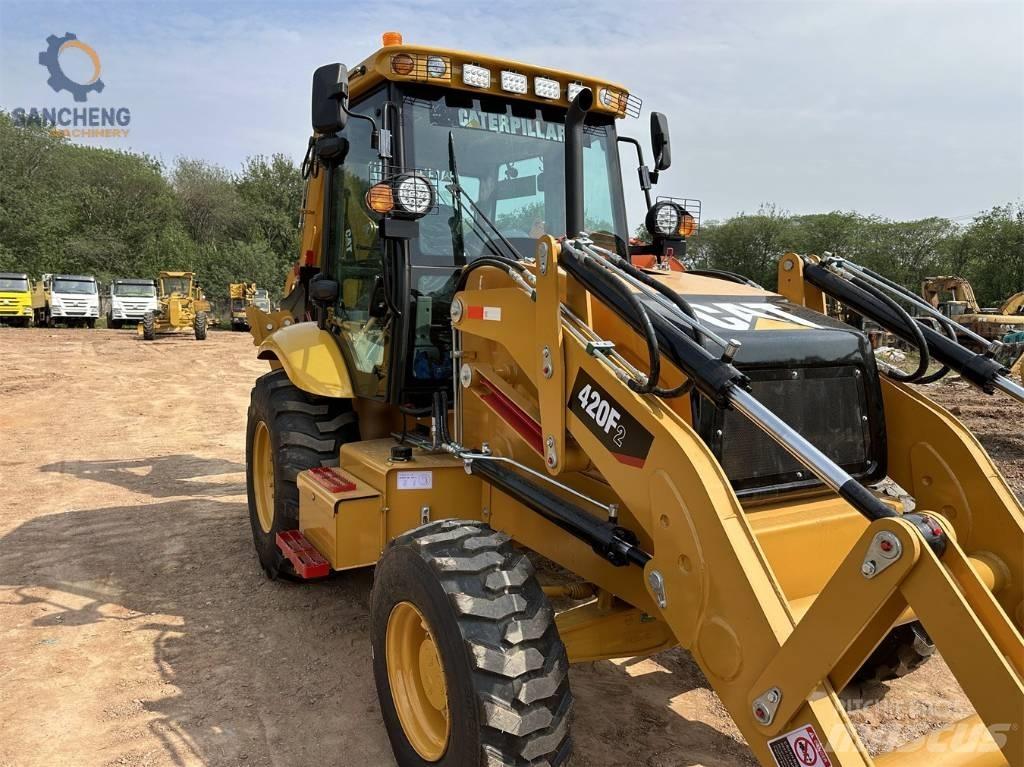 CAT 420F2 백호로더