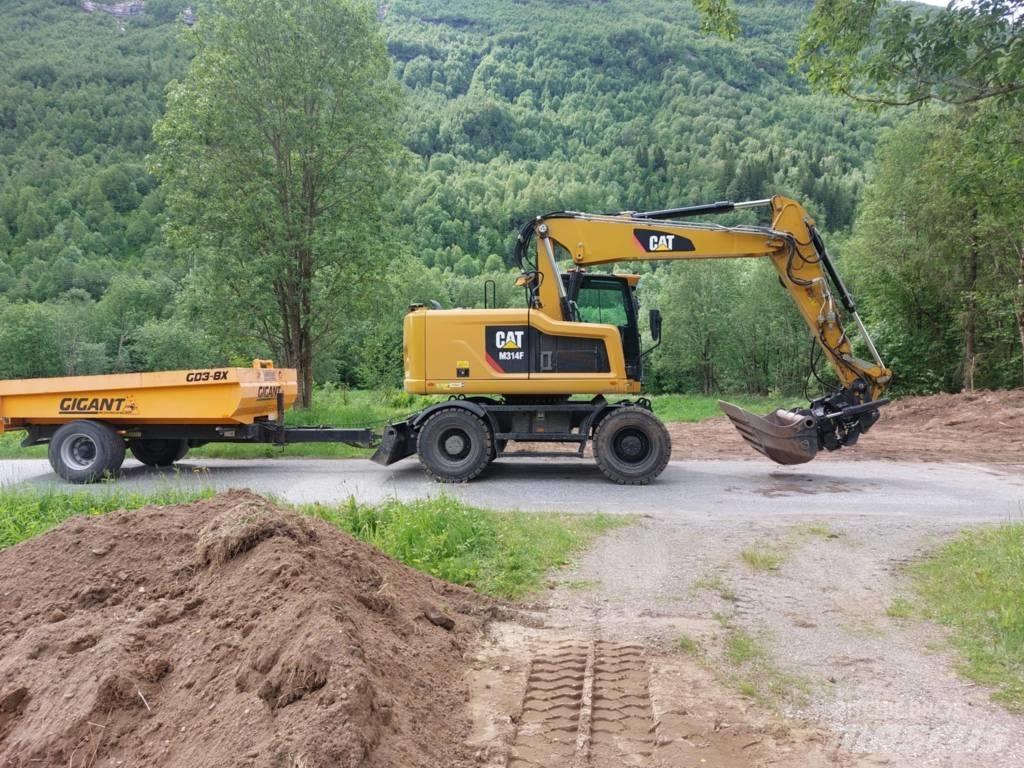 CAT M 314 F  휠 굴삭기