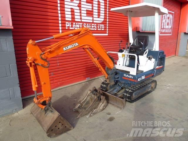 Kubota KX 36 소형 굴삭기 7톤 미만