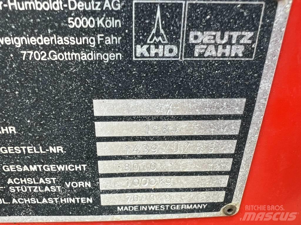 Deutz-Fahr F 570 자동 적재 트레일러