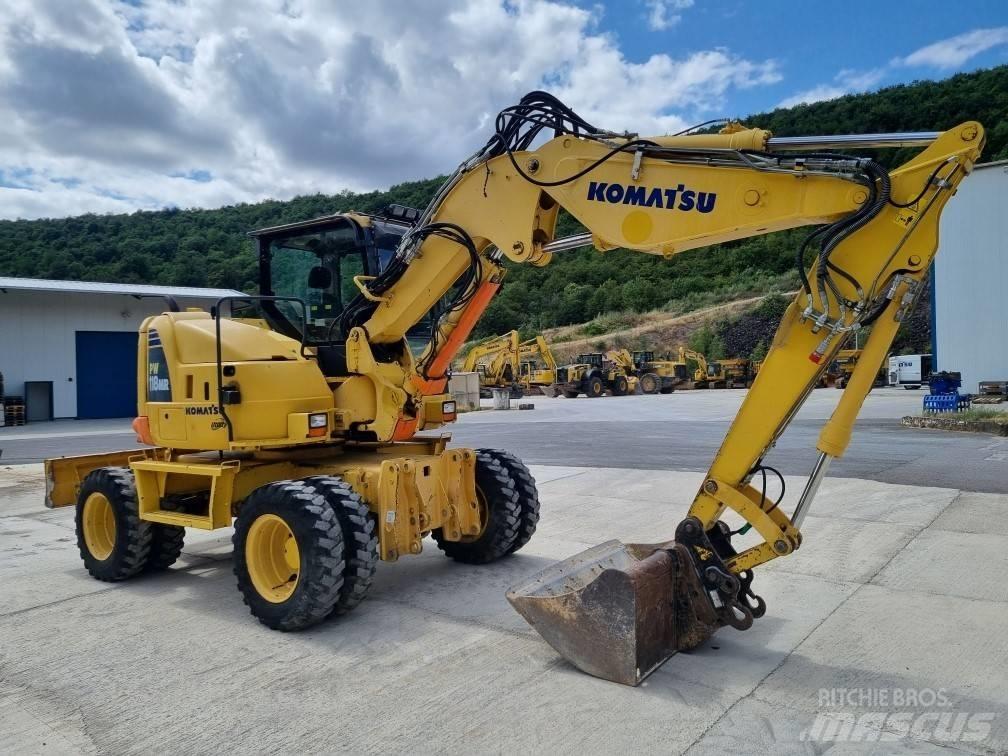 Komatsu PW 118 MR-8  휠 굴삭기