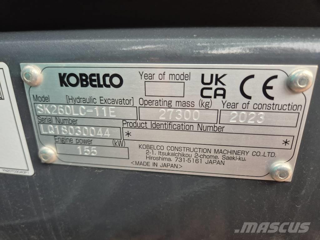 Kobelco SK260LC-11E 대형 굴삭기 29톤 이상
