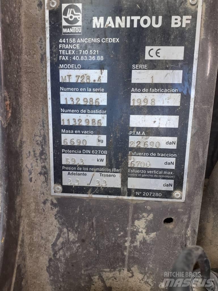 Manitou MT 728-4 텔러 핸들러