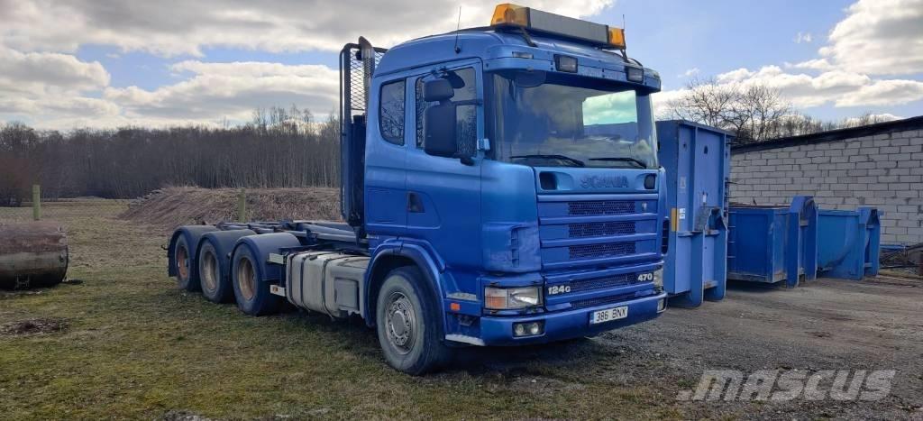 Scania R 124 GB6X4NA 덤프 트럭