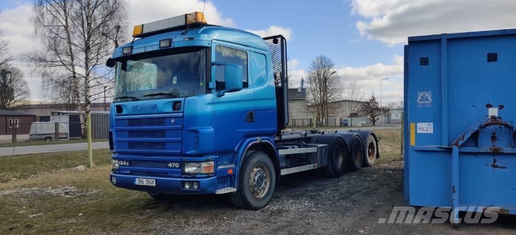 Scania R 124 GB6X4NA 덤프 트럭