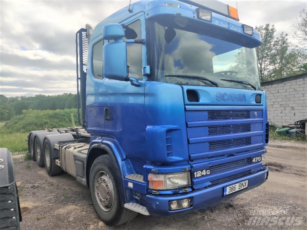 Scania R 124 GB6X4NA 덤프 트럭
