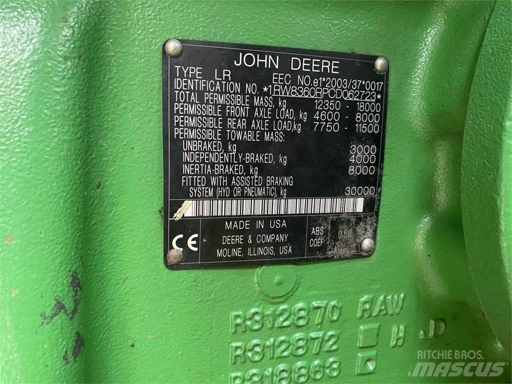 John Deere 8360R 트랙터