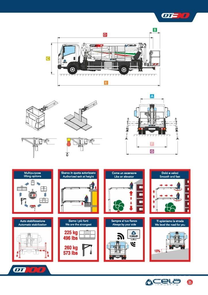Cela DT 30 트럭 탑재 고소작업대