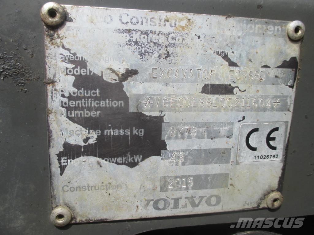 Volvo ECR 88 D 중형굴삭기 7톤-28톤
