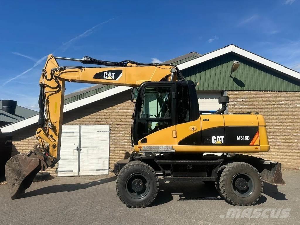 CAT M316D  휠 굴삭기