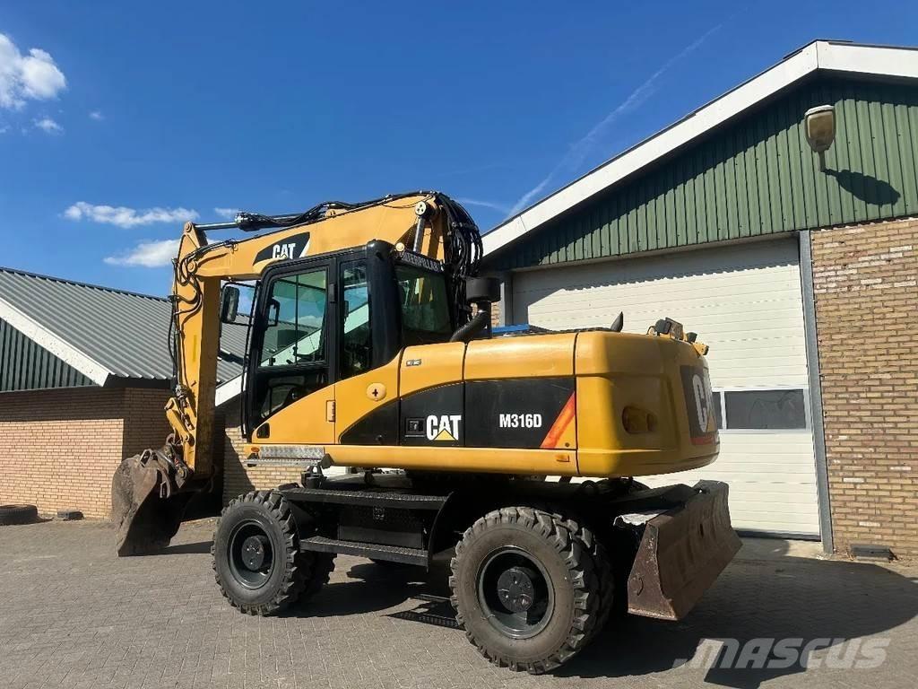 CAT M316D  휠 굴삭기