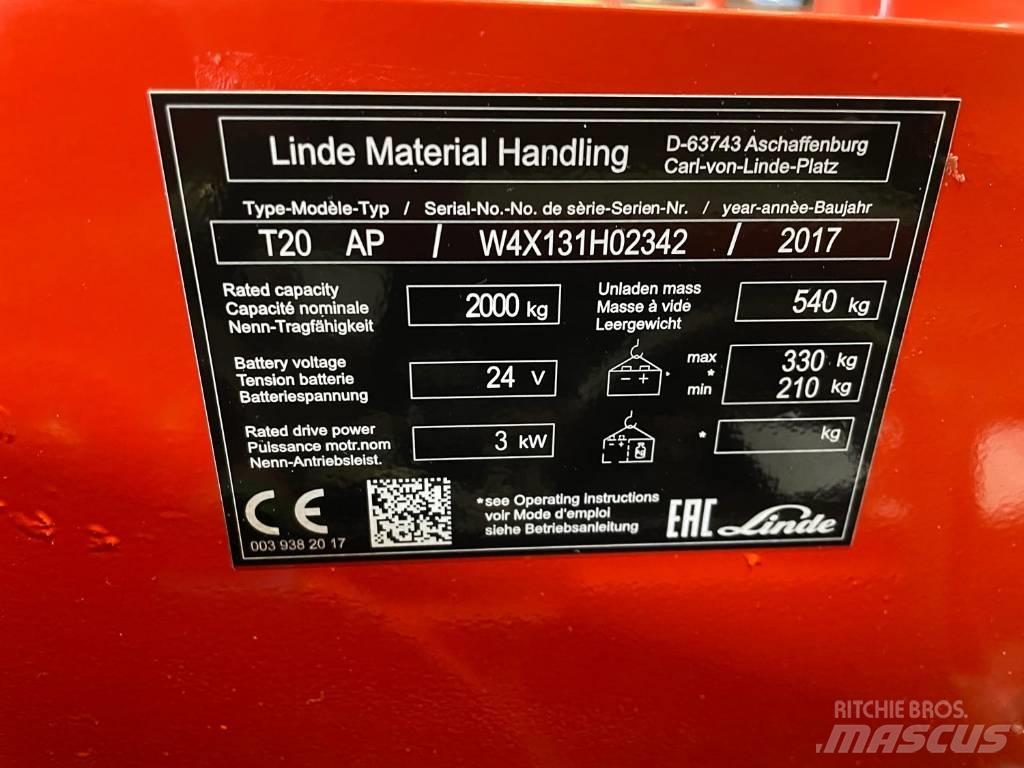 Linde T 20 경량 리프터