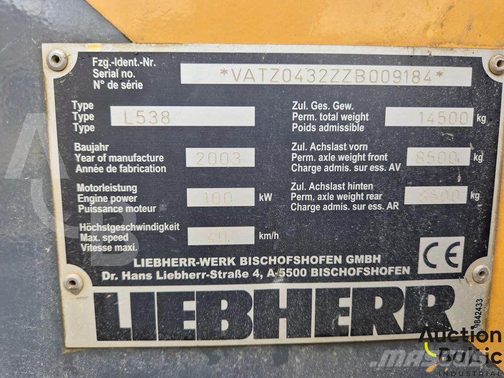 Liebherr L 538  휠로우더