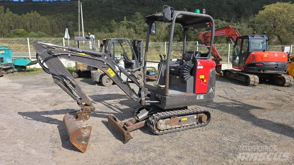 Volvo EC 18 소형 굴삭기 7톤 미만