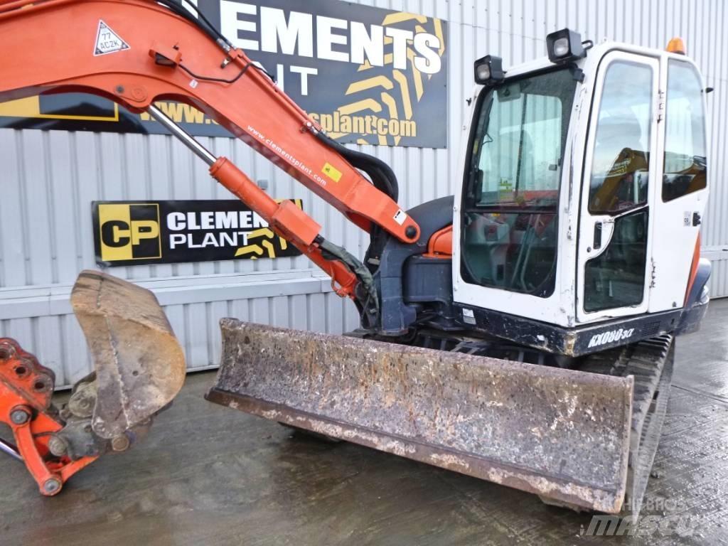 Kubota KX 080-3 A 중형굴삭기 7톤-28톤