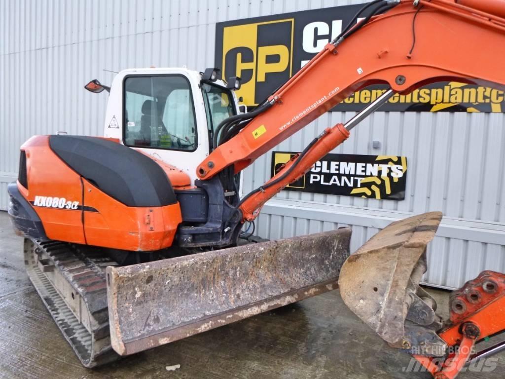 Kubota KX 080-3 A 중형굴삭기 7톤-28톤