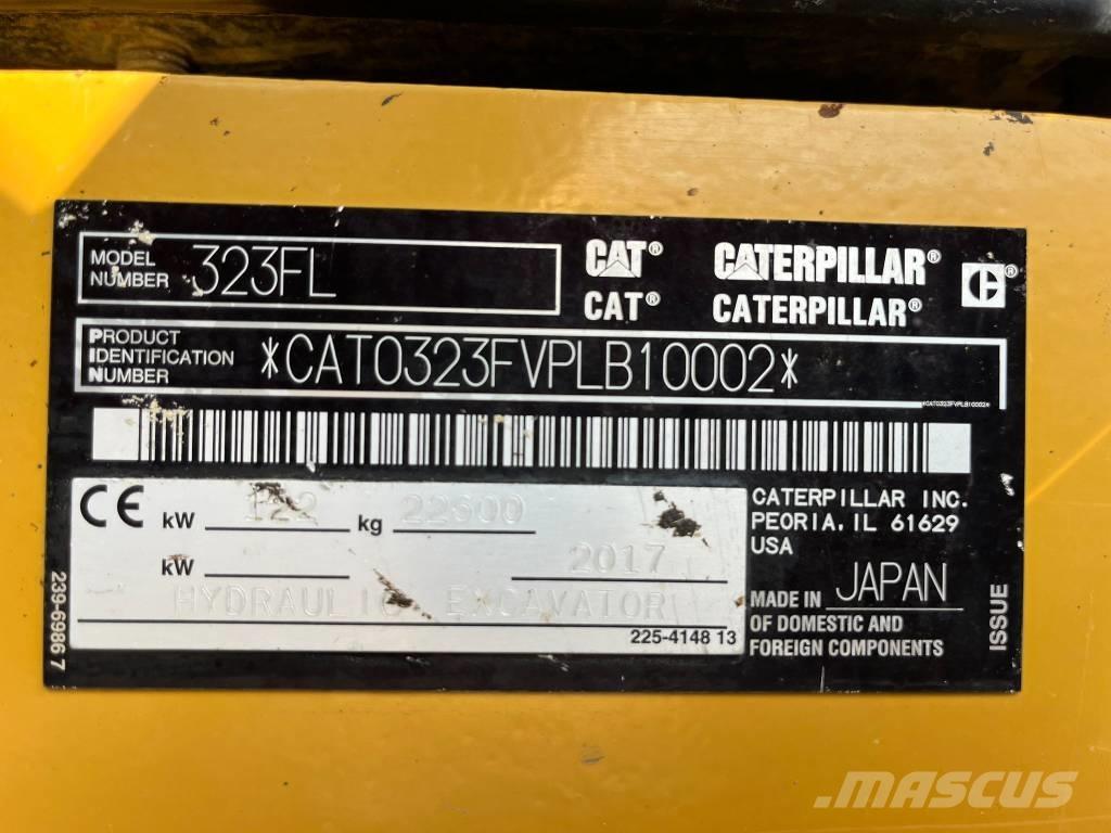 CAT 323 F L 대형 굴삭기 29톤 이상