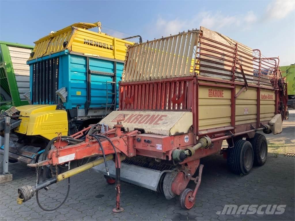 Krone Turbo 5000 자동 적재 트레일러